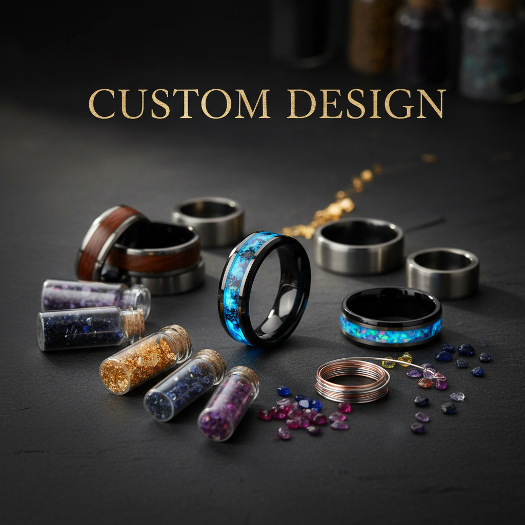 Custom jewelry design - personalized ring with bespoke handcrafted options