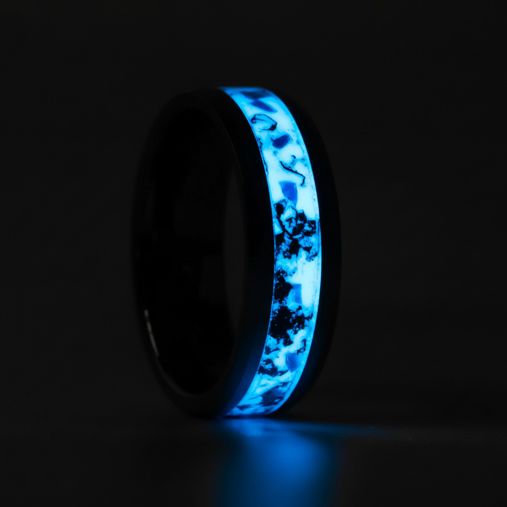 Close-up of custom jewelry craftsmanship - artisan ring detail