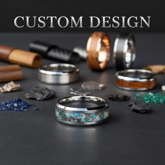 Custom jewelry design - personalized ring with bespoke handcrafted options